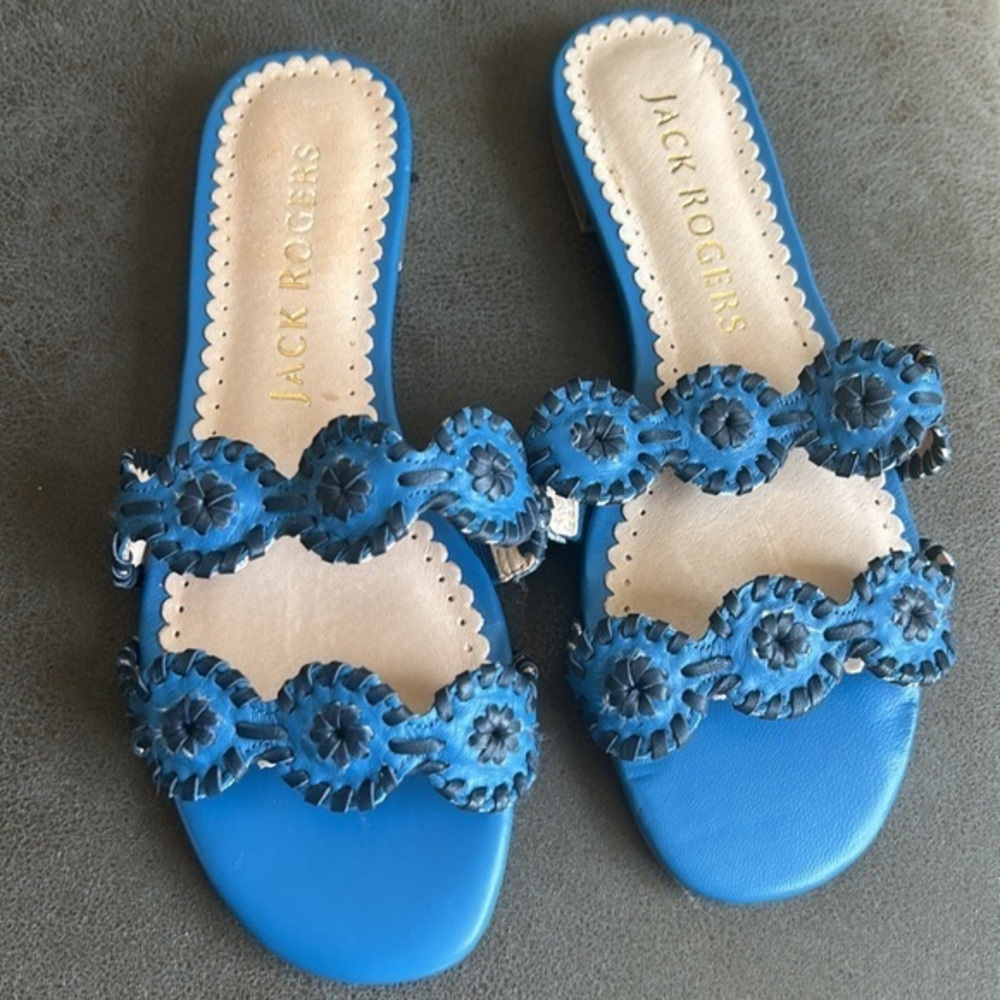 Jack Rogers Lauren Slides Size 5 New Without Box